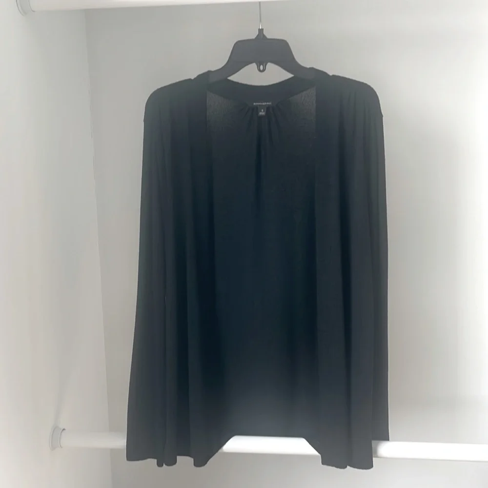 Banana Republic Woman’s Small ￼Black Long Sleeve Cardigan